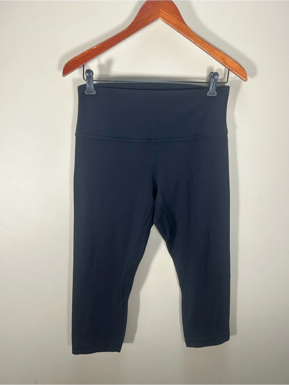 Lululemon Align High Rise Crop Black 21” Inseam Leggings Size 10